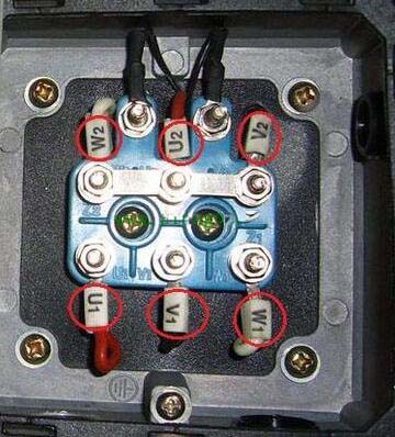 三相電機(jī)改兩相接和單相接線方法圖解